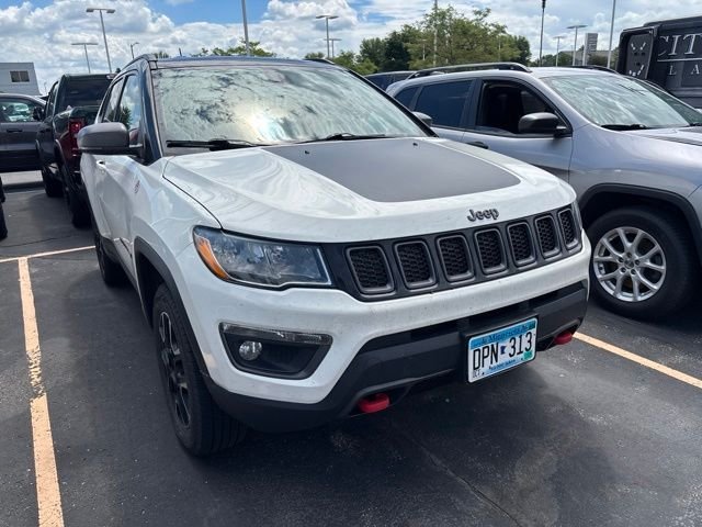 Certified Used 2019 White Jeep Trailhawk image 1