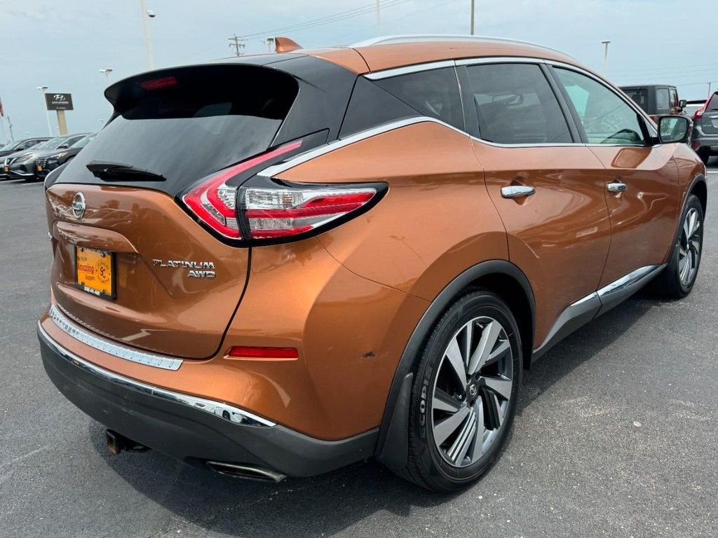 Used 2017 Orange Nissan Platinum image 3