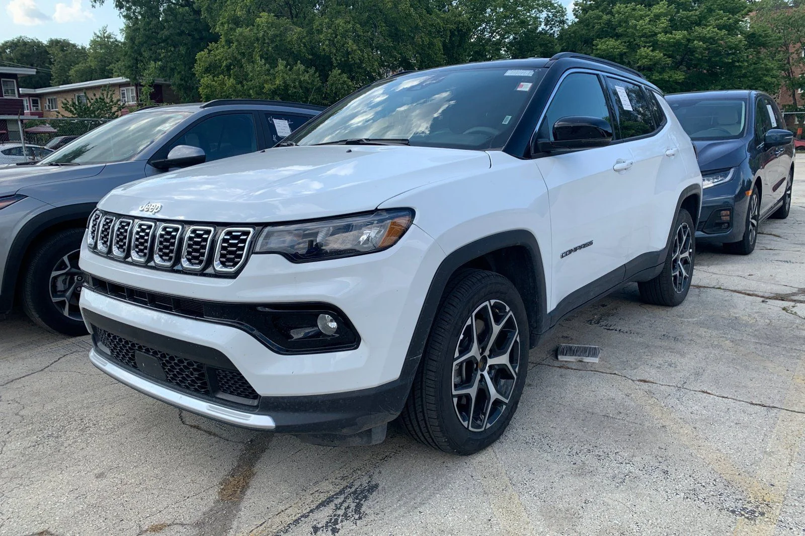Used 2025 Bright White Clearcoat Jeep Limited image 5