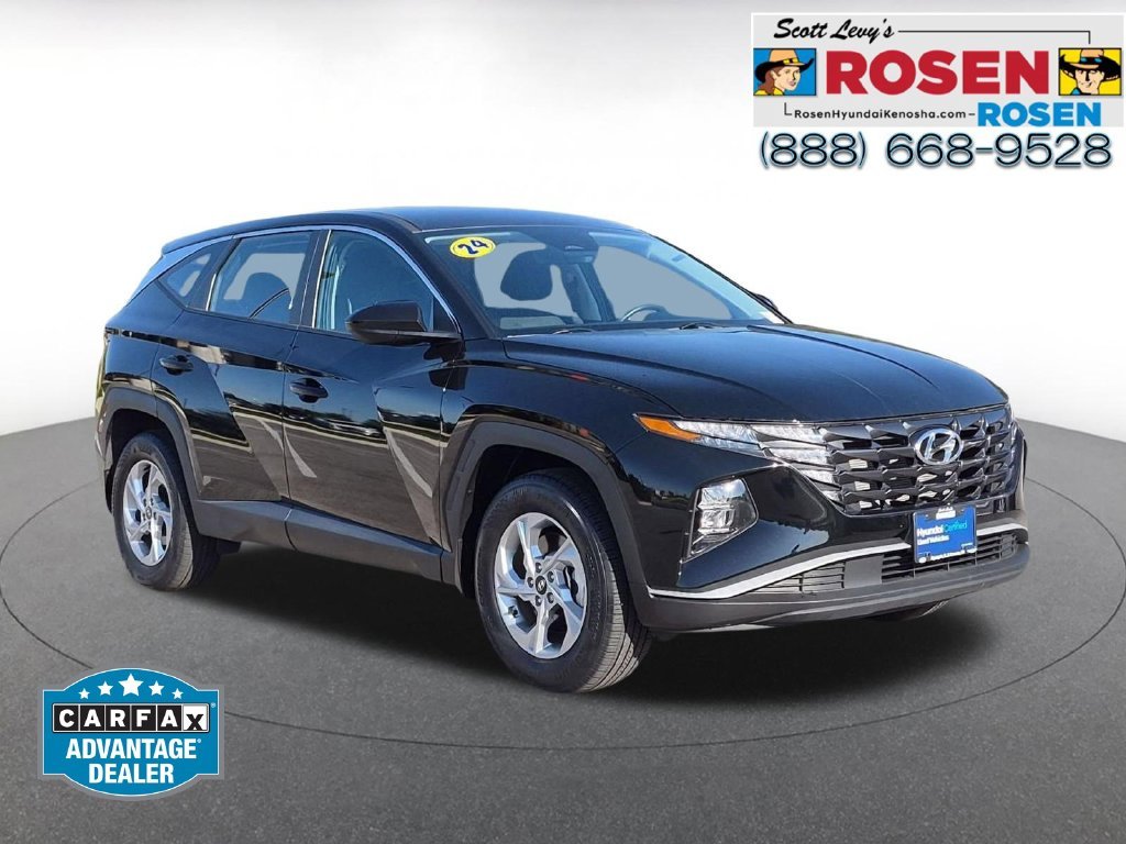 Certified Used 2024 Black Hyundai SE image 1