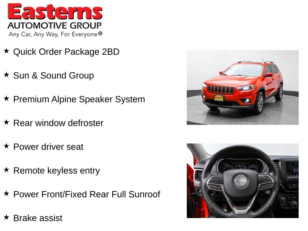 Used 2021 Orange Jeep Latitude Plus image 11