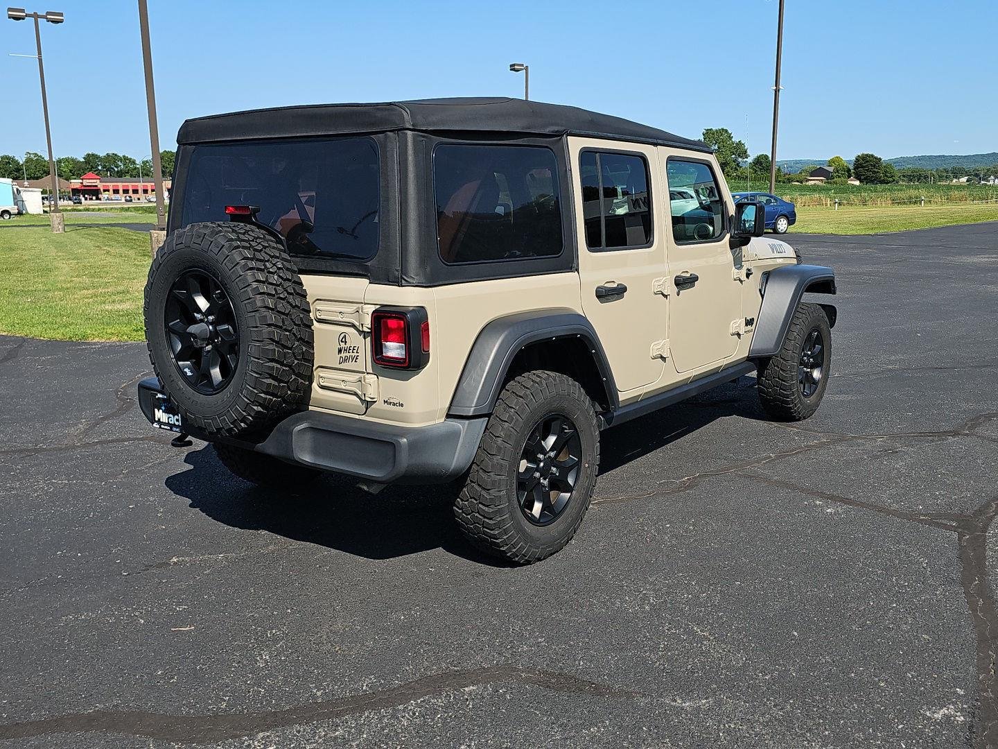 Used 2022 Limited Edition Gobi Clearcoat Jeep Unlimited Willys Sport image 5
