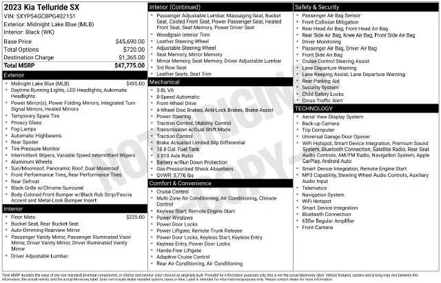 Used 2023 Blue Kia SX image 4