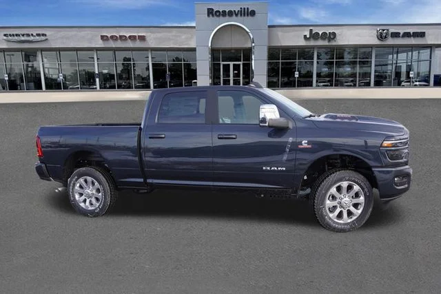 New 2026 Forged Blue Metallic Exterior Paint RAM Laramie image 2
