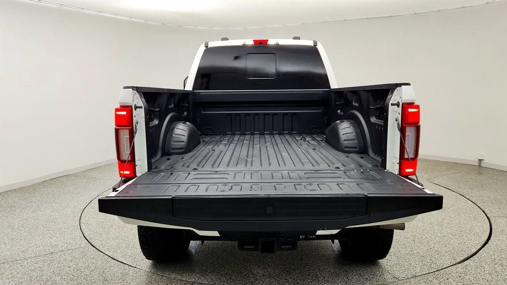 Used 2022 Star White Metallic Tri-Coat Ford Black Widow LARIAT 4WD Crew Cab 6.75