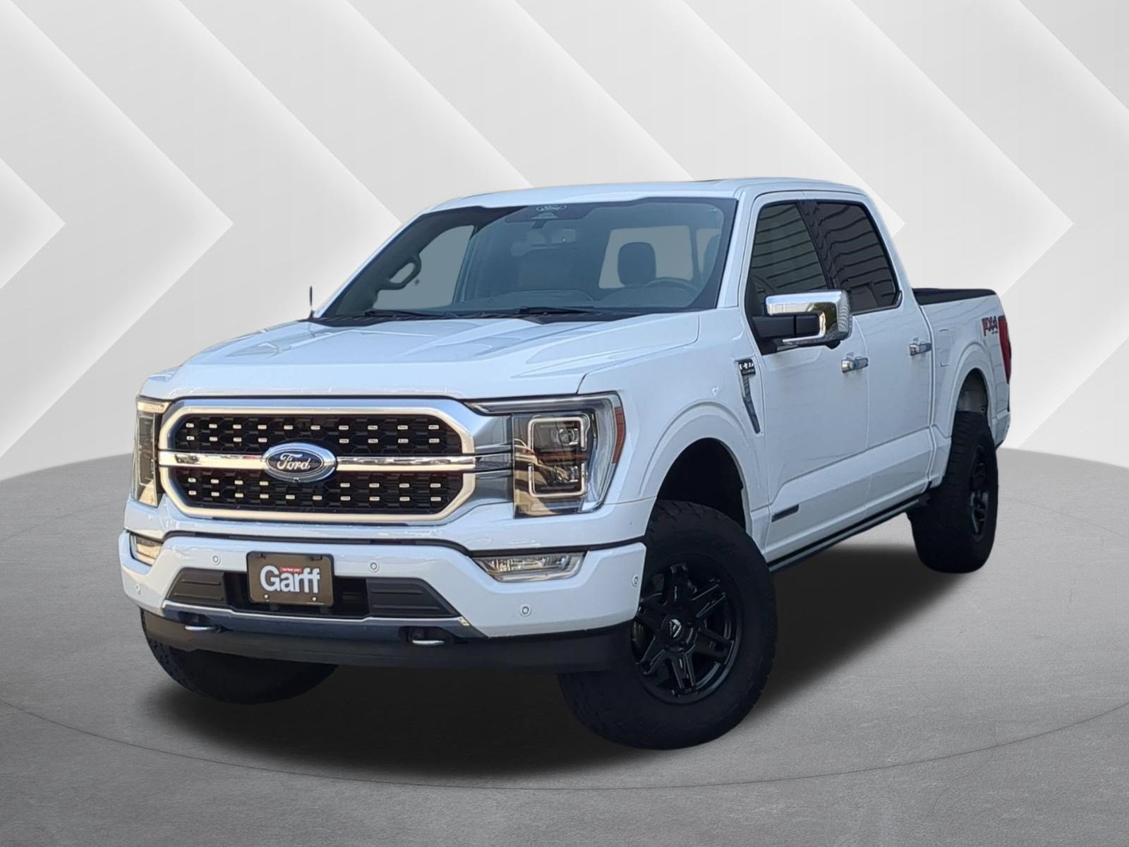 Used 2022 Star White Metallic Tri-Coat Ford Platinum image 1
