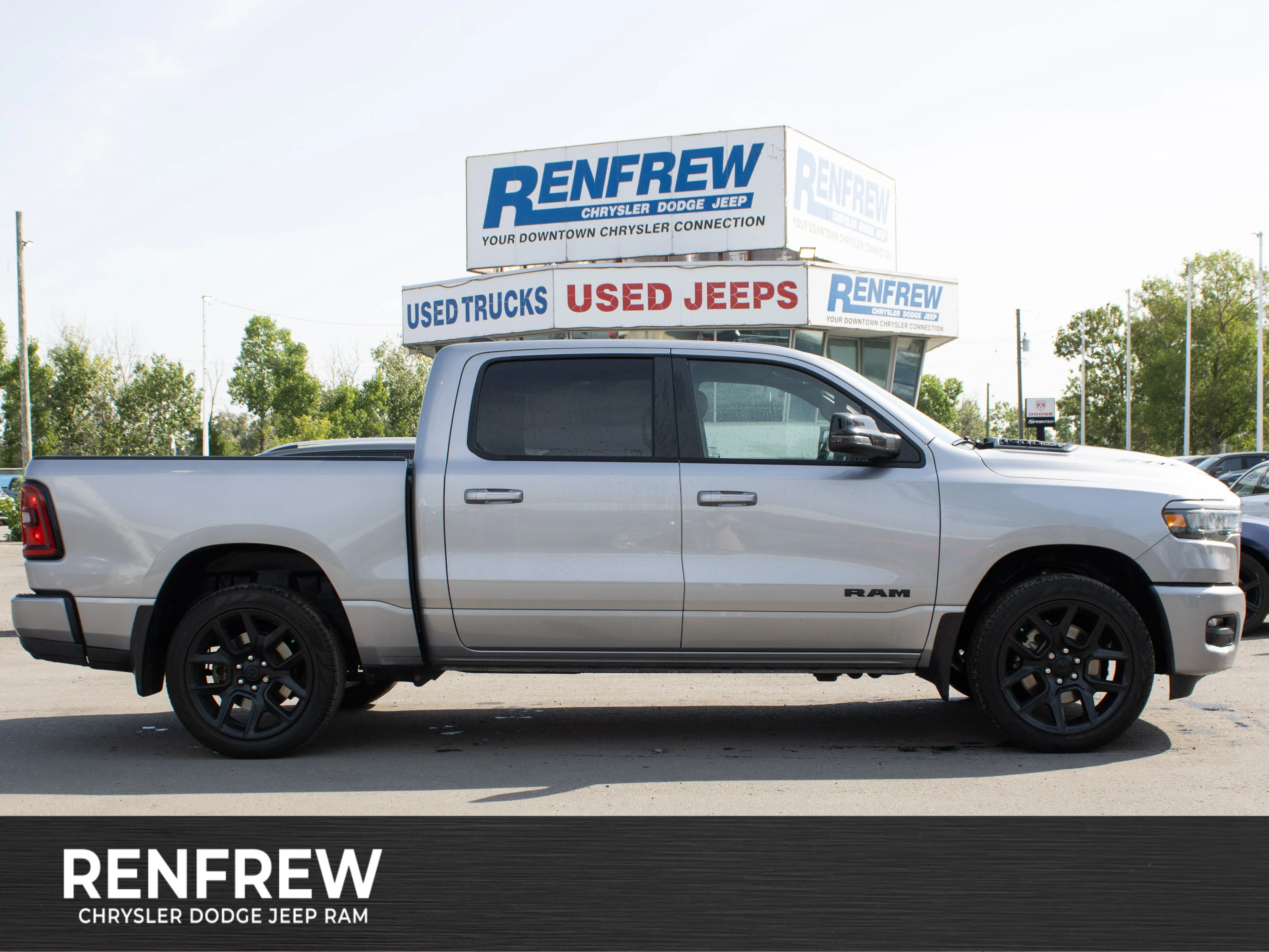 Certified Used 2025 Silver RAM Sport * Twin-Turbo | Remote Start | Alpine | Heated Seats | Navigation | Adaptive Cruise image 1