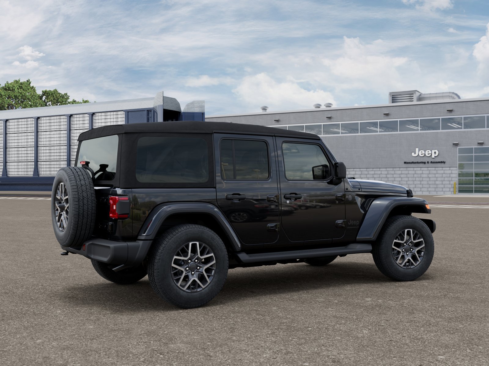 New 2027 Black Clearcoat Jeep Sahara image 5