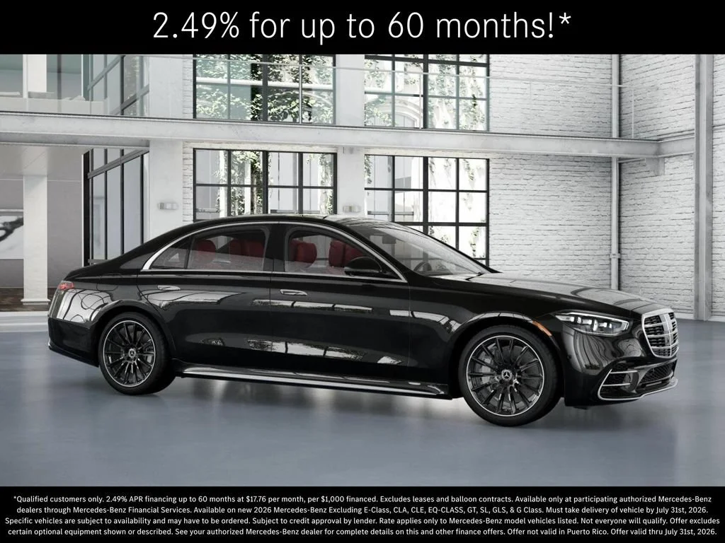 New 2026 Obsidian Black Metallic Mercedes-Benz S 580 image 55