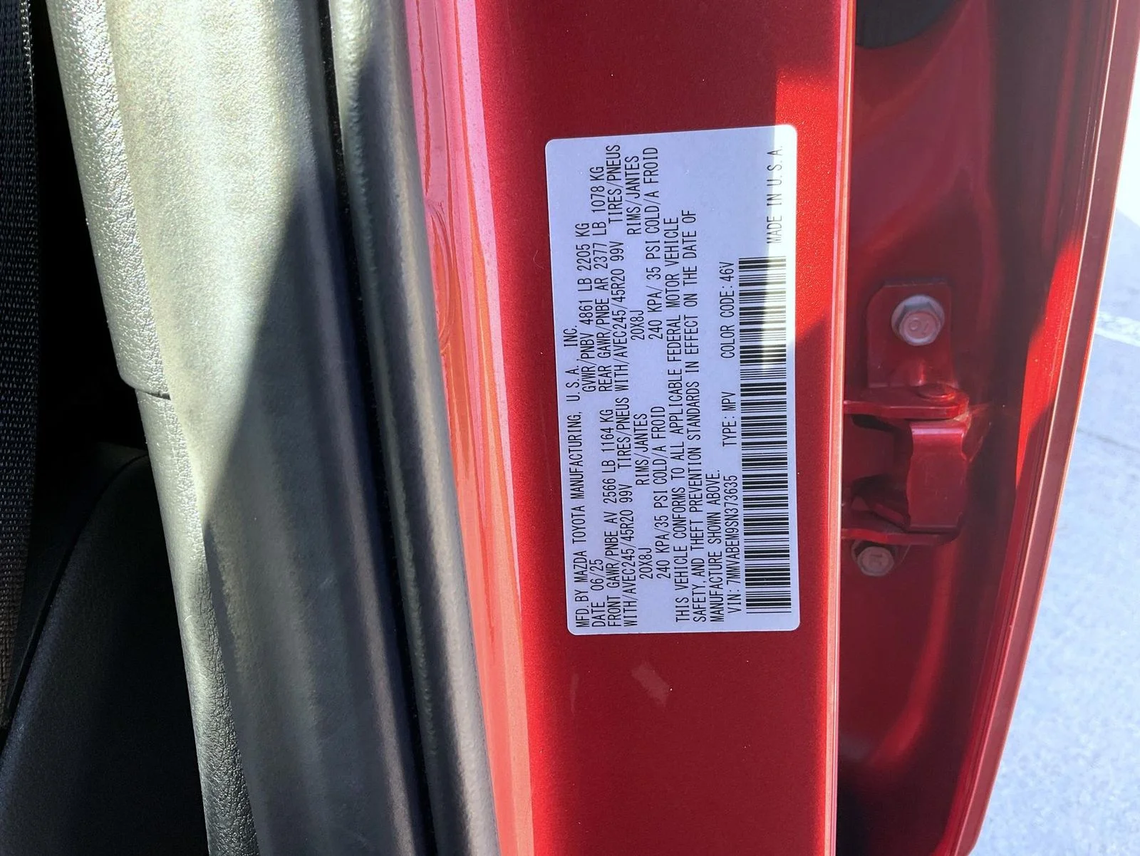 Used 2025 Red Mazda 2.5 S Premium Plus Package image 25