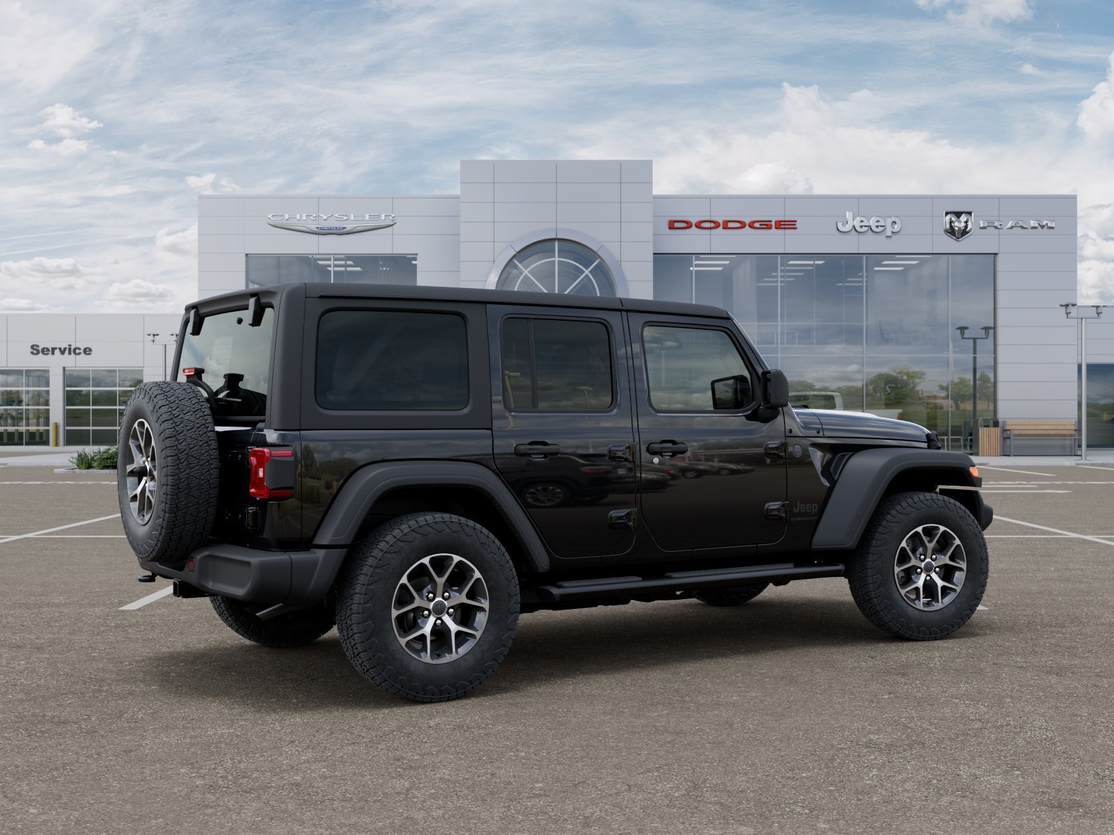 New 2025 Black Clearcoat Jeep Sport S image 30