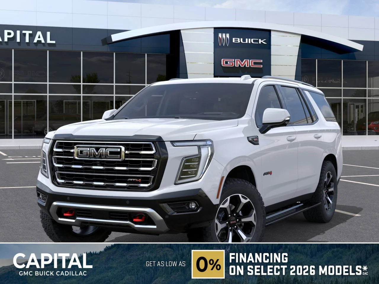 New 2026 Summit White GMC AT4 image 1