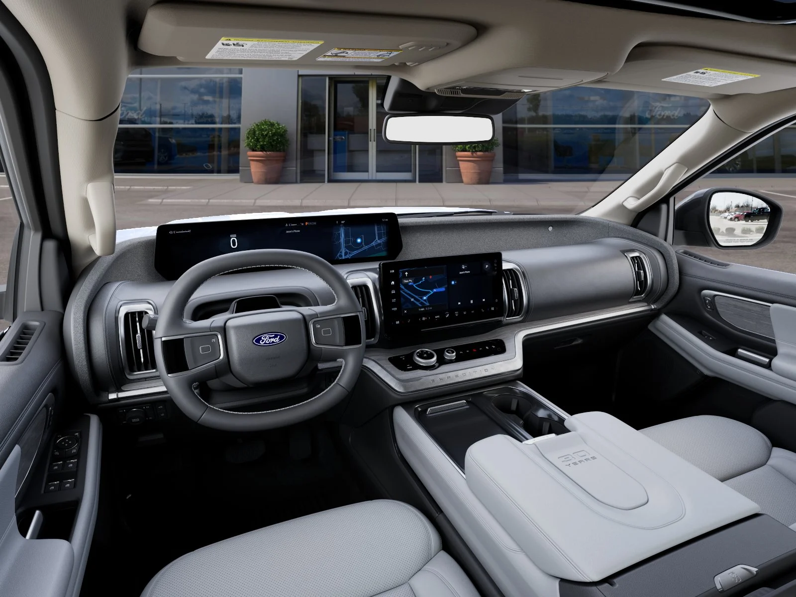 New 2027 Star White Metallic Tri-Coat Ford Platinum image 42
