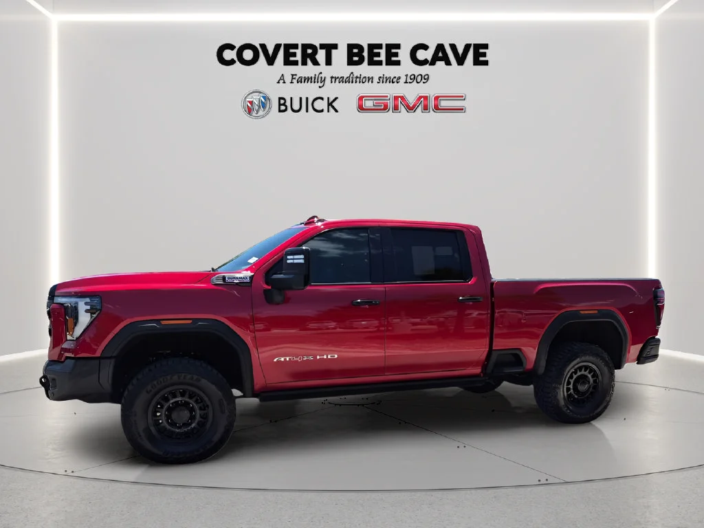 Used 2025 Volcanic Red Tintcoat GMC AT4X image 5