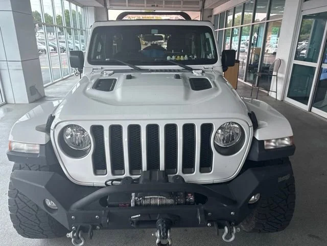 Used 2018 Bright White Clearcoat Jeep Rubicon image 2