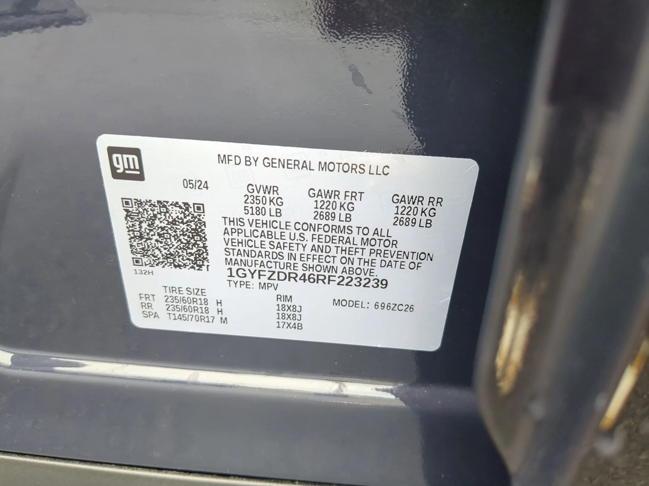Used 2024 Midnight Sky Metallic Cadillac AWD Premium Luxury image 32