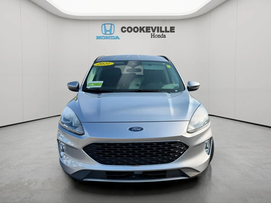 Used 2021 Iconic Silver Metallic Ford SEL image 3