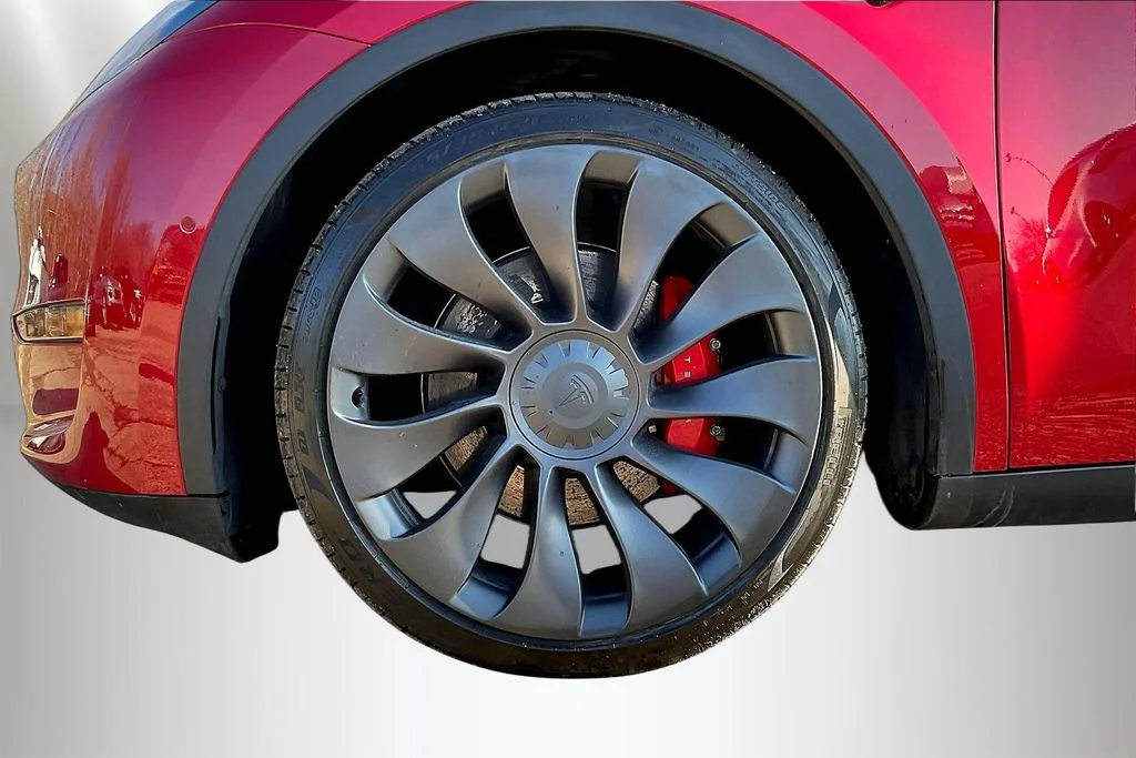 Used 2021 Red Multi-Coat Tesla Performance image 33