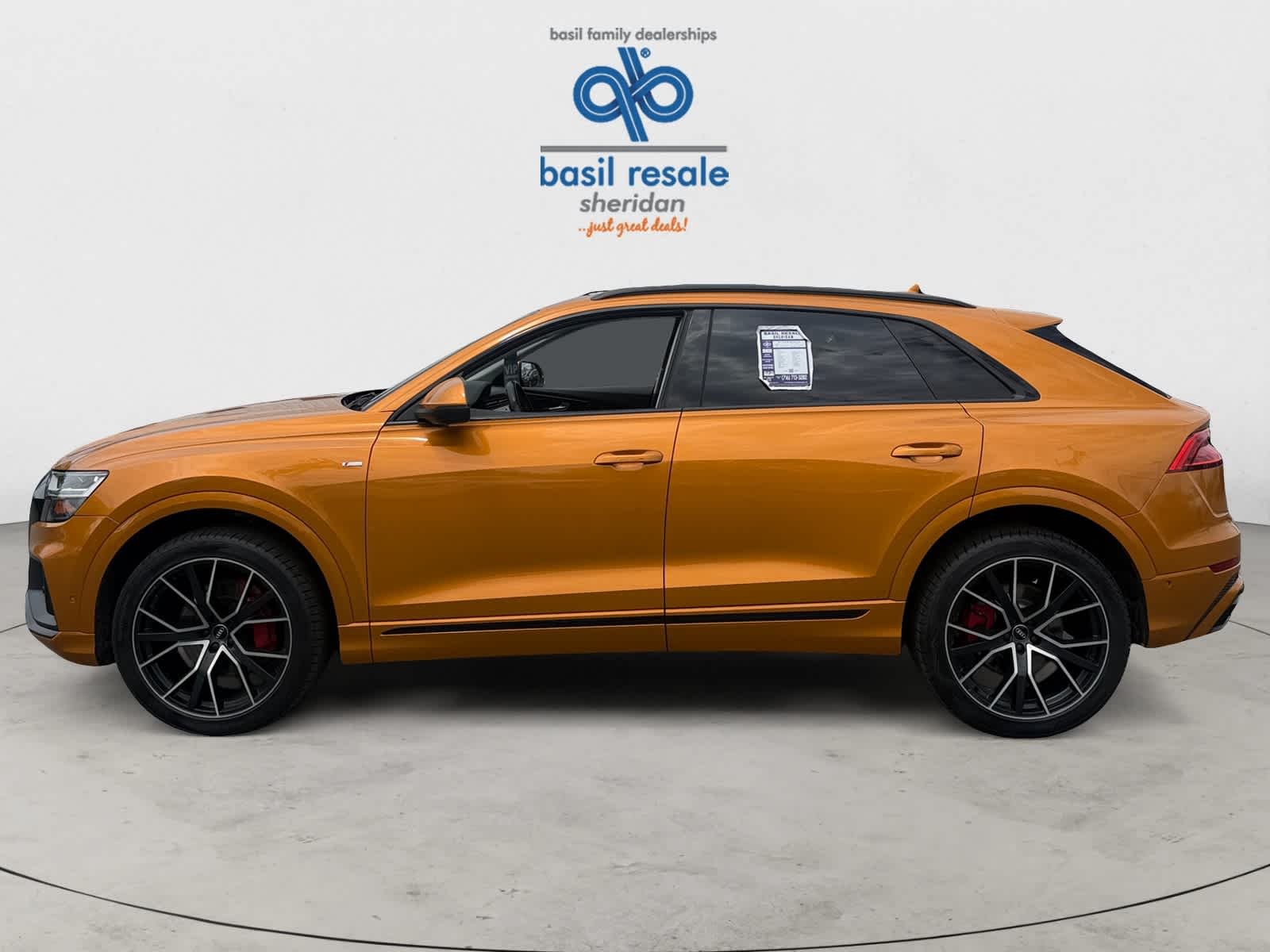 Used 2021 Dragon Orange Metallic Audi Premium Plus image 3