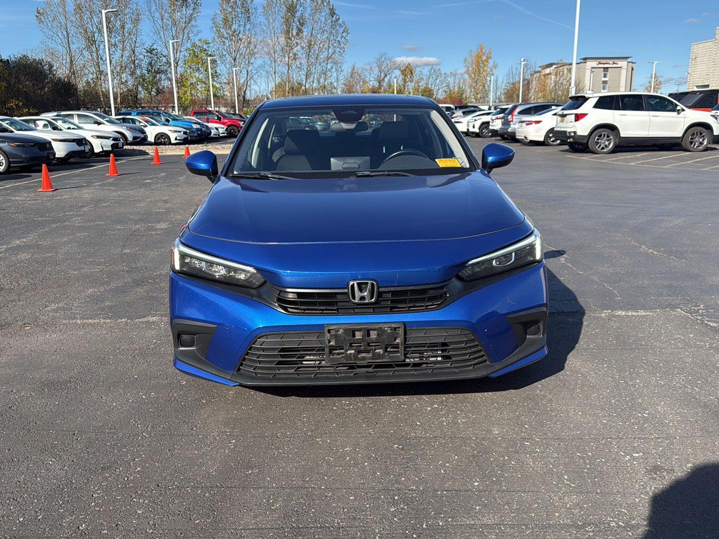 Used 2024 Aegean Blue Metallic Honda EX image 3