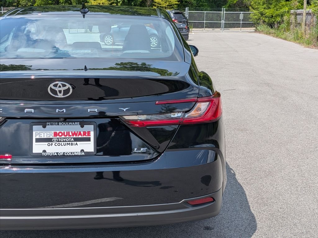 Certified Used 2025 Black Toyota LE image 8