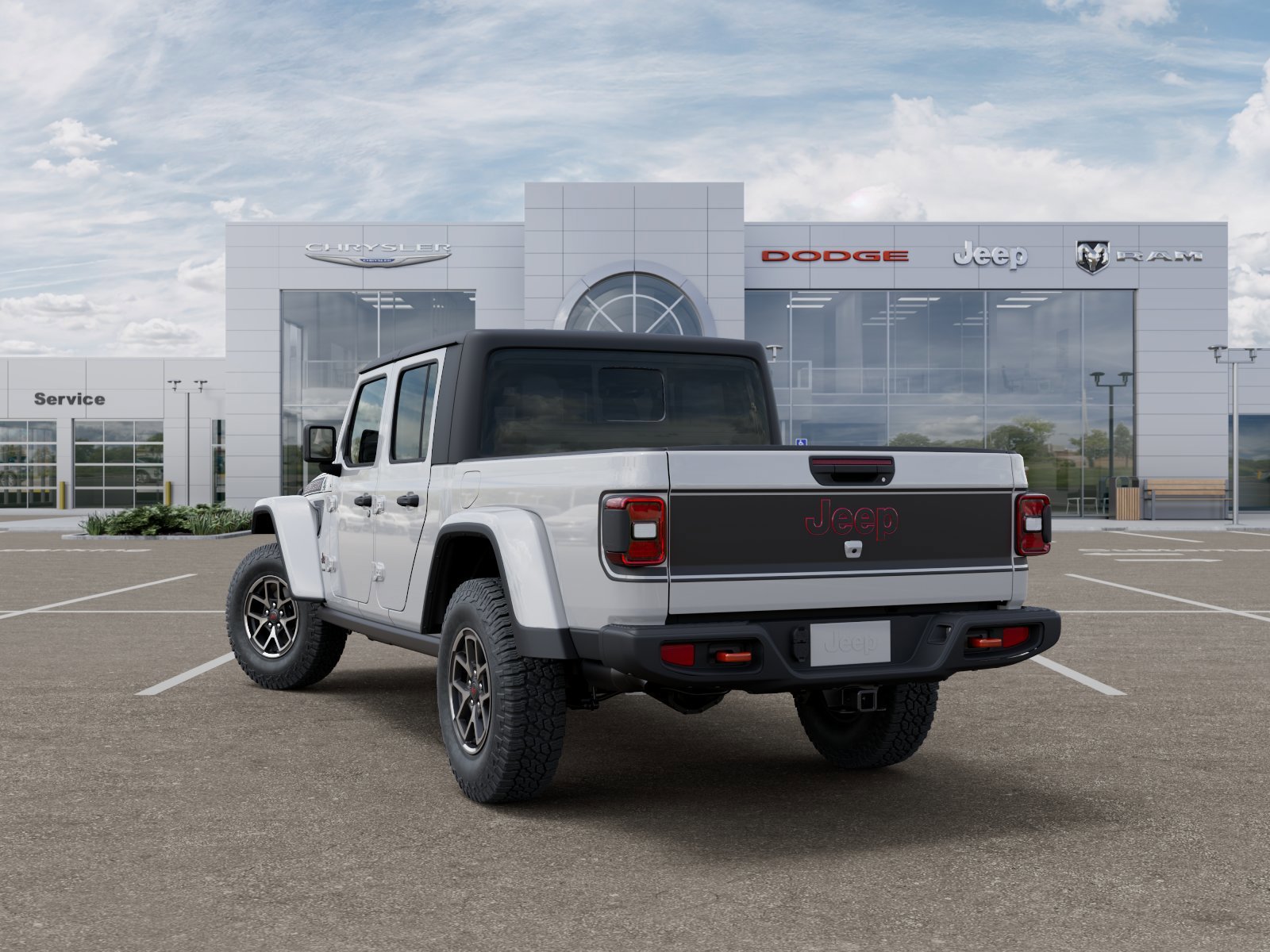 New 2026 Bright White Clear-Coat Exterior Paint Jeep Shadow Ops image 3