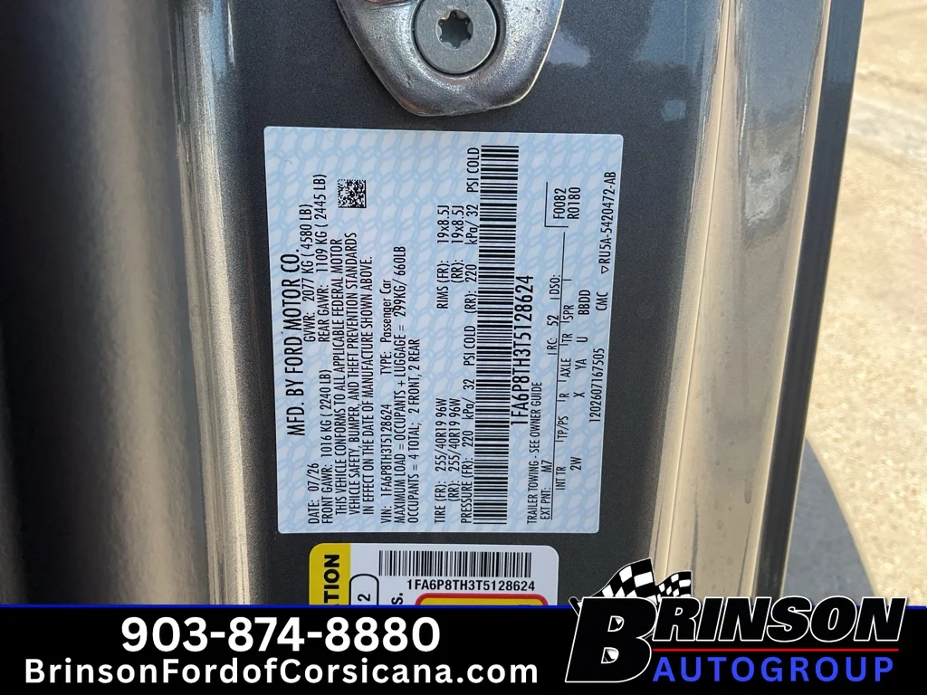 New 2026 Carbonized Gray Metallic Ford EcoBoost® Fastback image 14