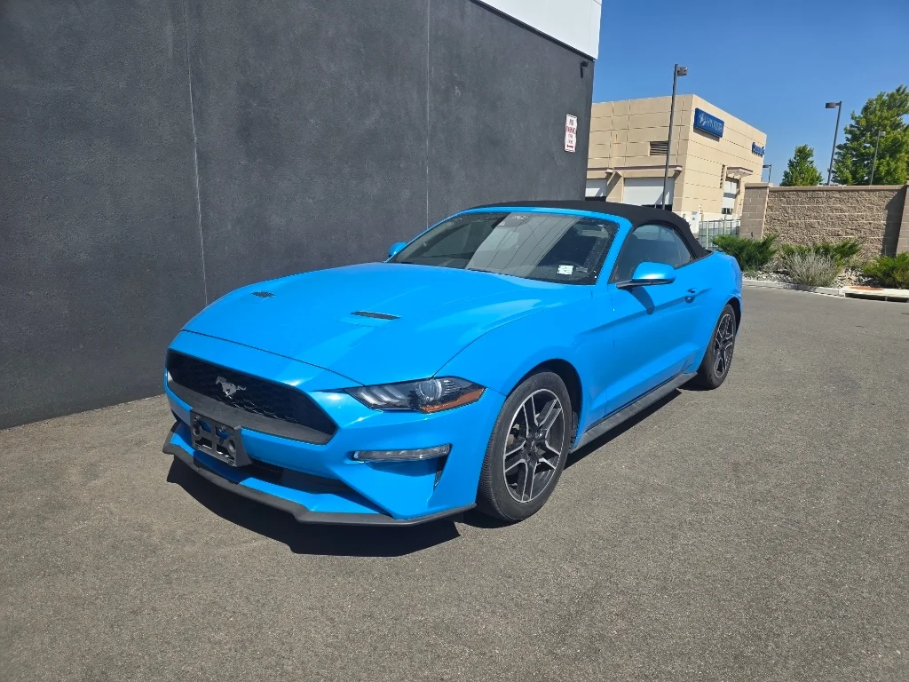Used 2023 Grabber Blue Metallic Ford EcoBoost Premium image 1