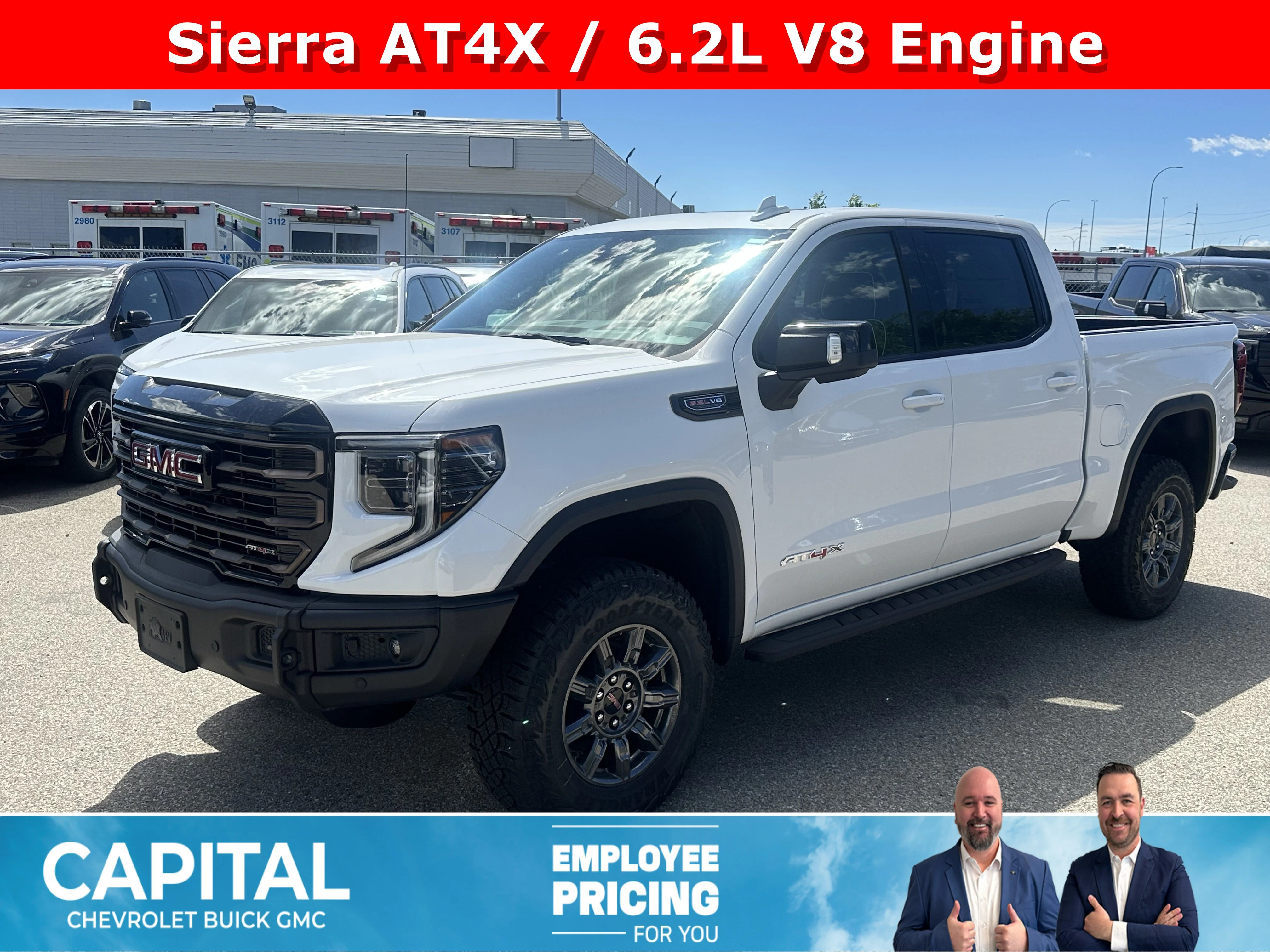 New 2026 Summit White GMC AT4X image 1