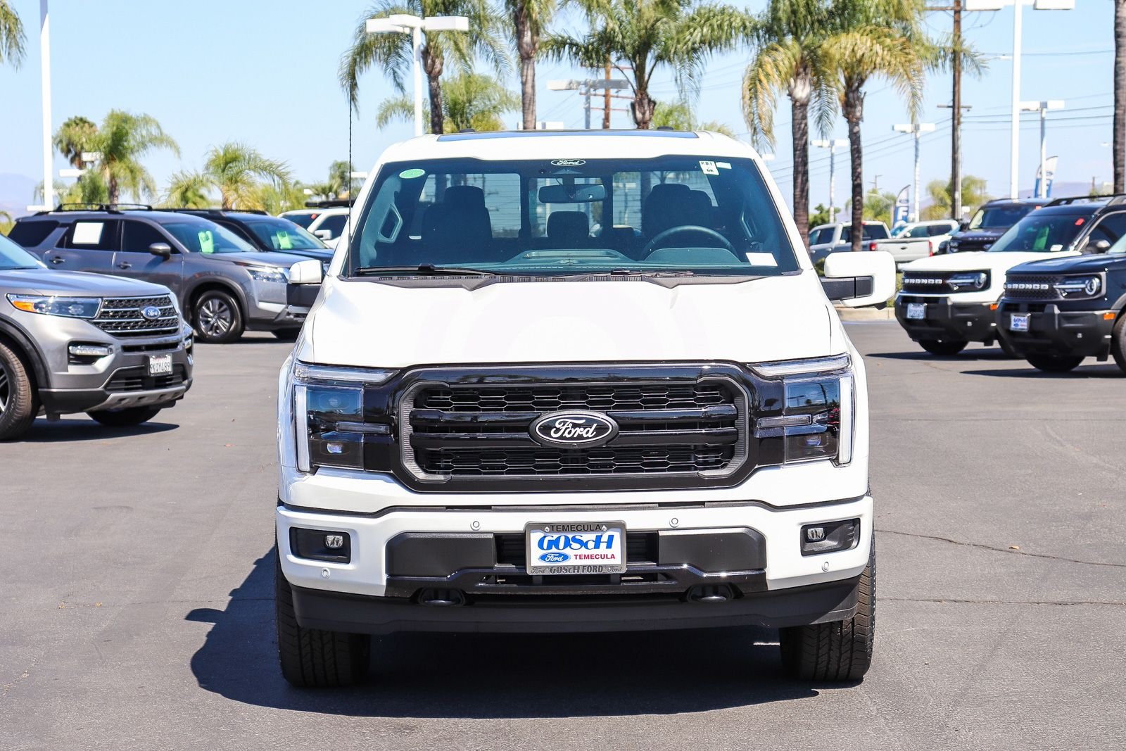 New 2026 Star White Metallic Tri-Coat Ford Lariat® image 2