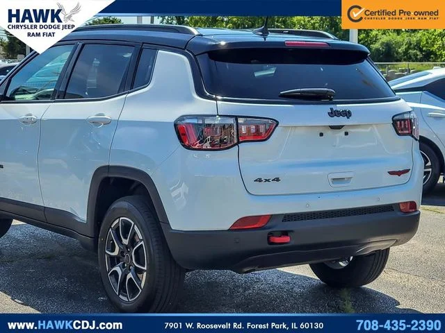 Certified Used 2025 White Jeep Trailhawk image 6