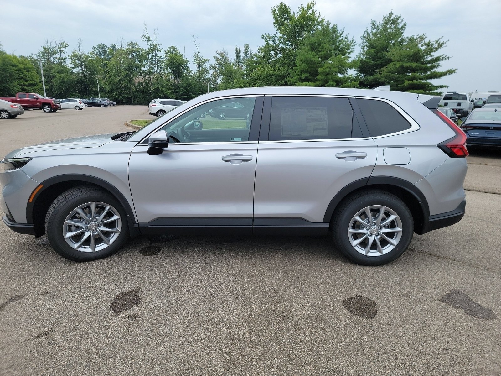 New 2026 Solar Silver Metallic Honda EX image 16