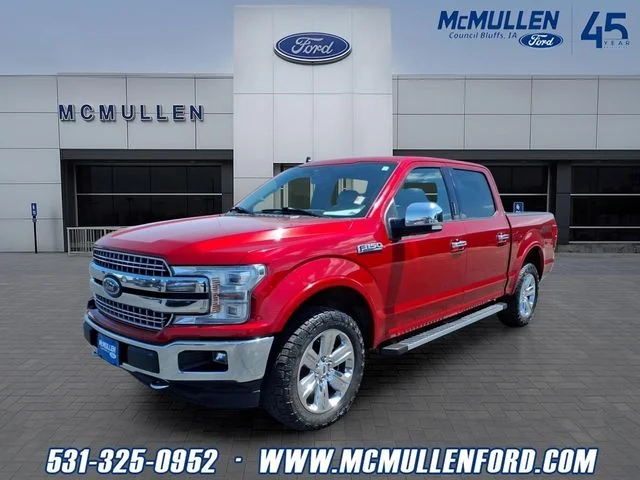 Used 2020 Red Metallic Ford Lariat image 1