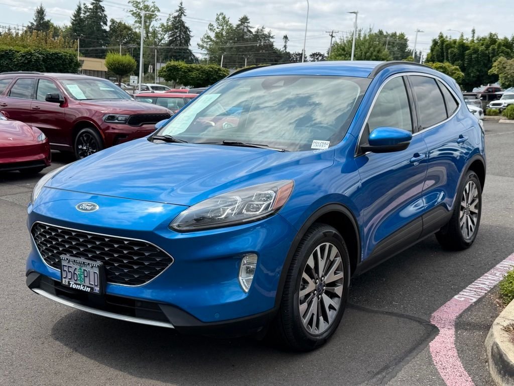 Used 2020 Blue Metallic Ford Titanium image 4