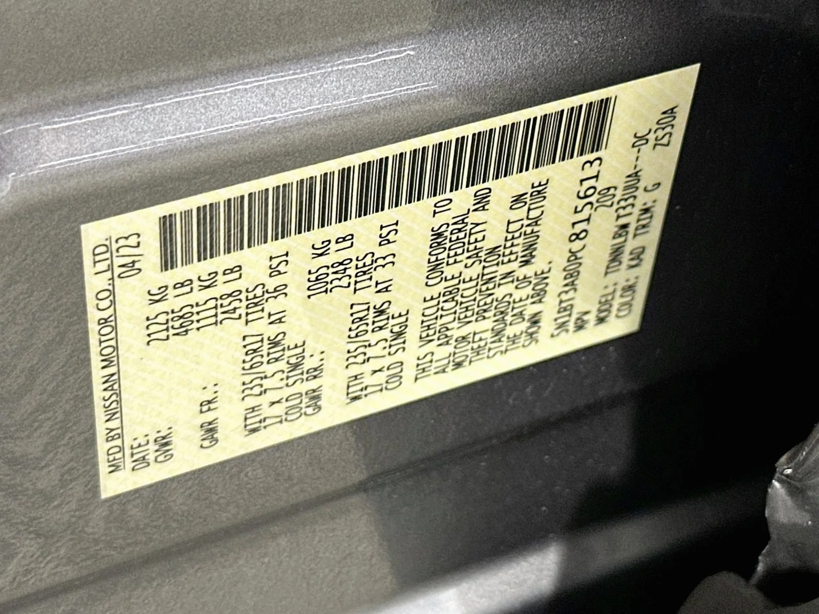 Used 2023 Gray Nissan S image 31