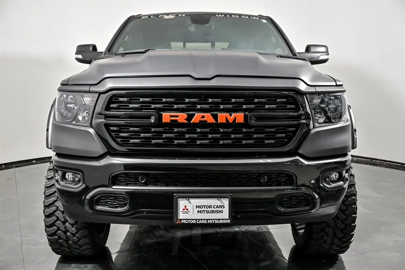 Used 2022 Diamond Black Crystal Pearl Coat RAM Big Horn image 4