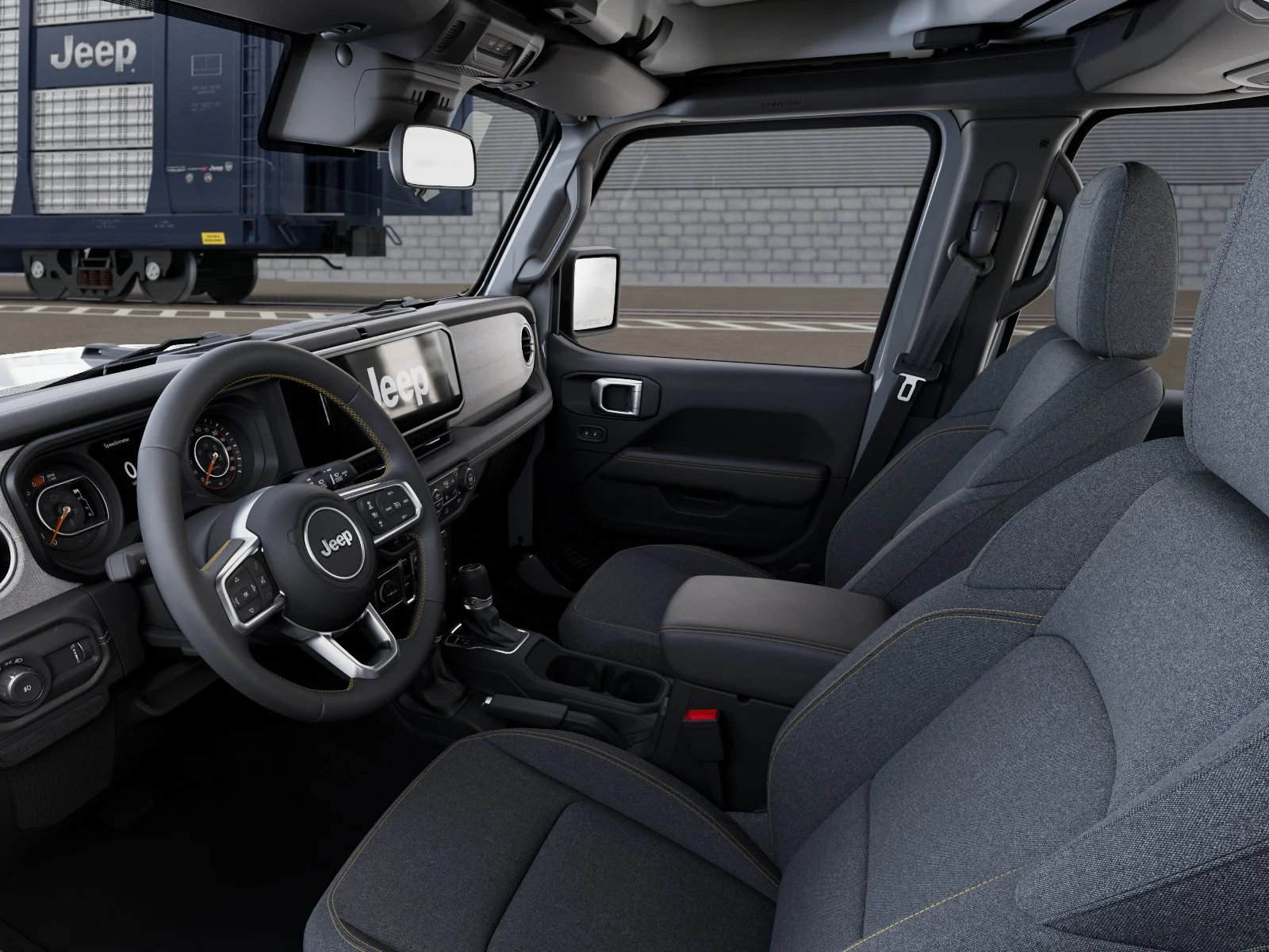 New 2026 Bright White Clear-Coat Exterior Paint Jeep Sahara IN-TRANSIT image 48