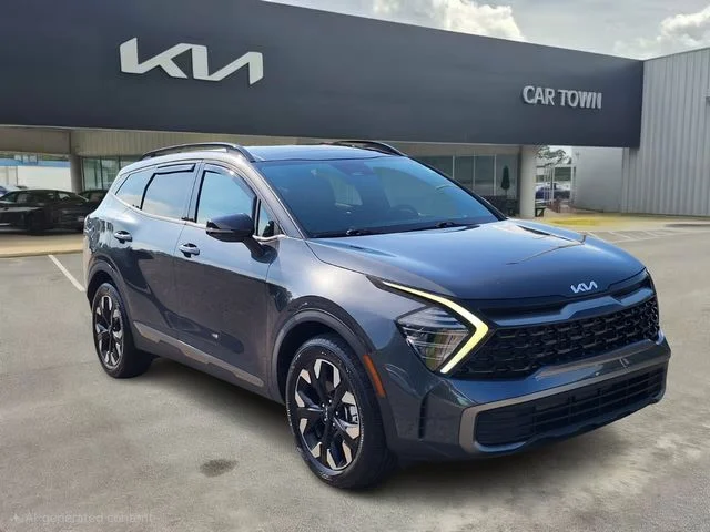 Certified Used 2024 Gray Kia X-Line image 1