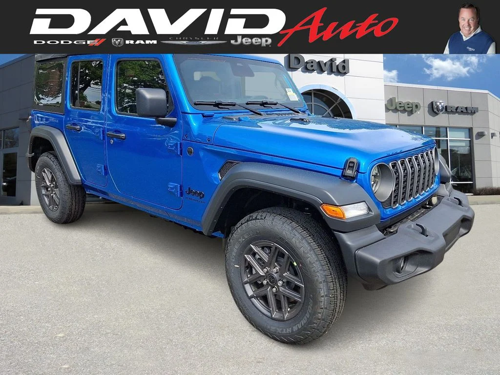 New 2026 Hydro Blue Pearl-Coat Exterior Paint Jeep Sport S image 1
