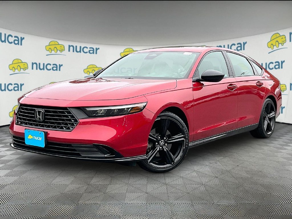 Used 2023 Radiant Red Metallic Honda Sport-L image 3