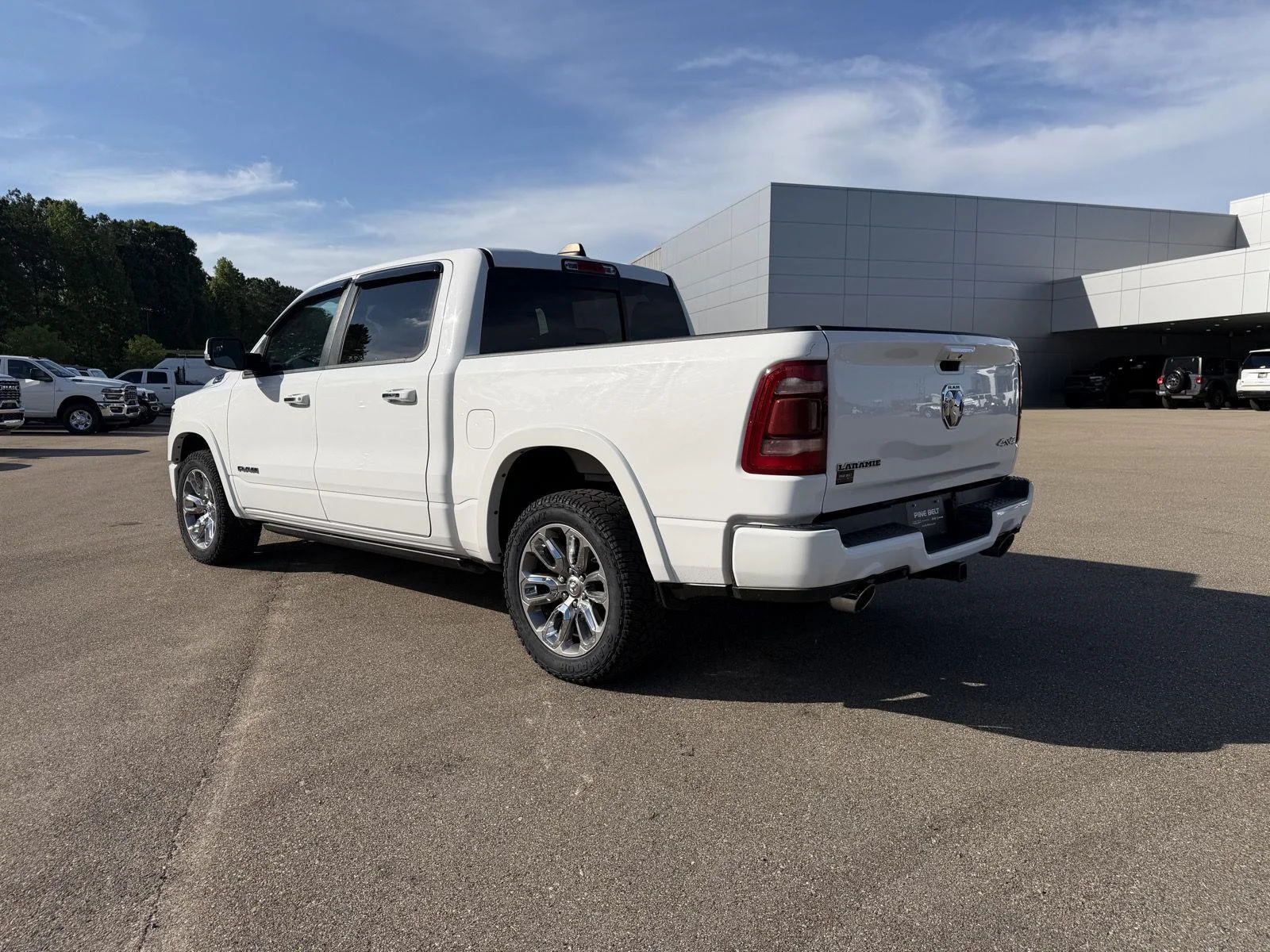 Used 2021 Bright White Clearcoat Ram Laramie image 4