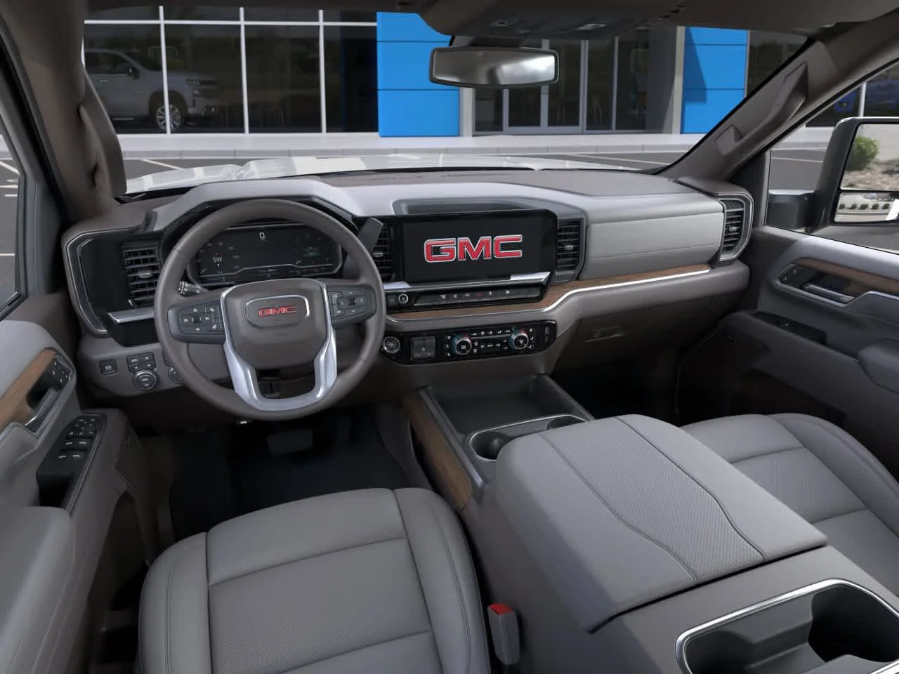 New 2026 Glacier White Tricoat GMC SLT image 15