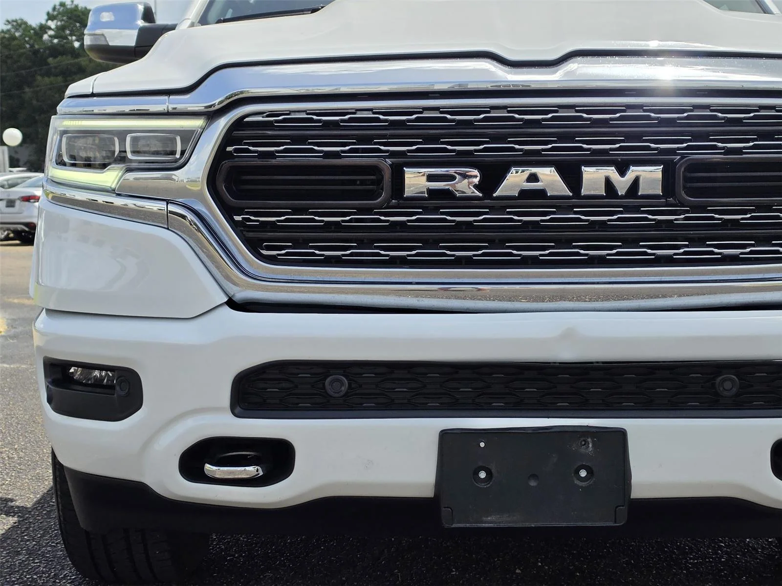 Used 2023 Bright White Clearcoat Ram Limited image 3