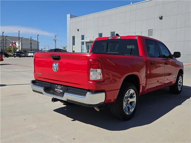 Used 2023 Flame Red Clearcoat RAM Big Horn/Lone Star 4x2 Crew Cab 144.5 in. WB image 3