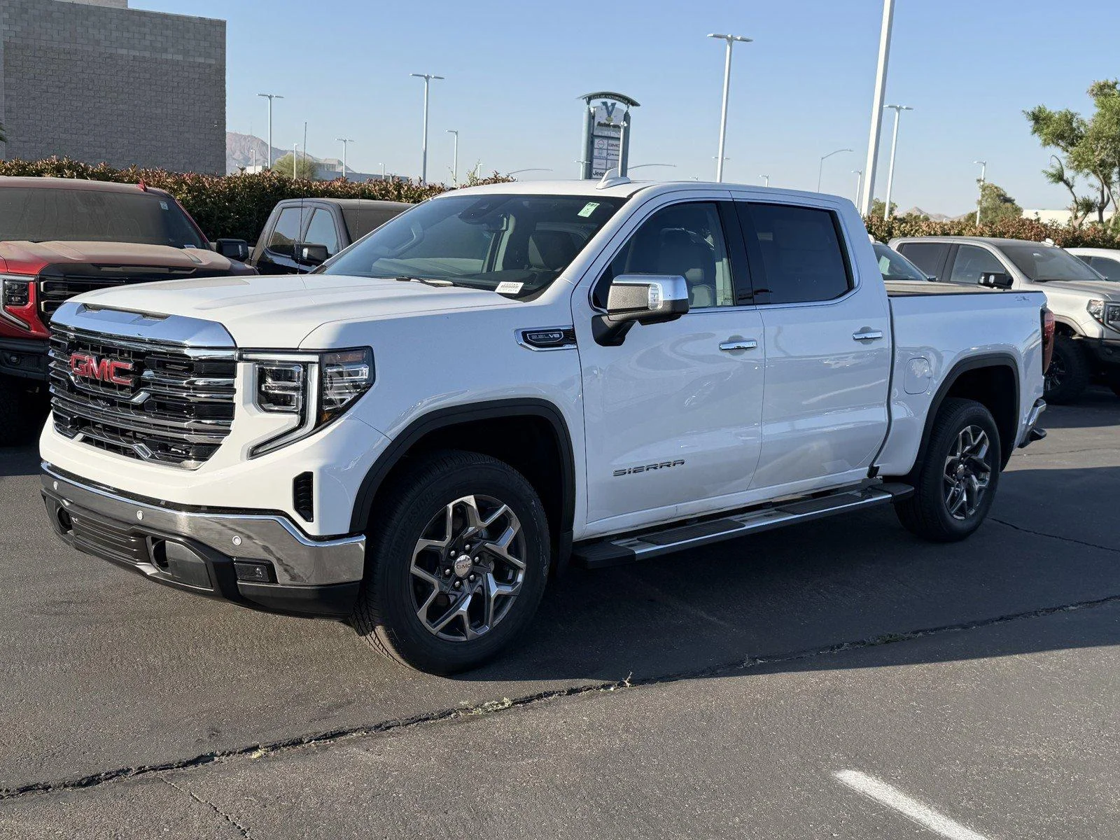 New 2026 Summit White GMC SLT image 3