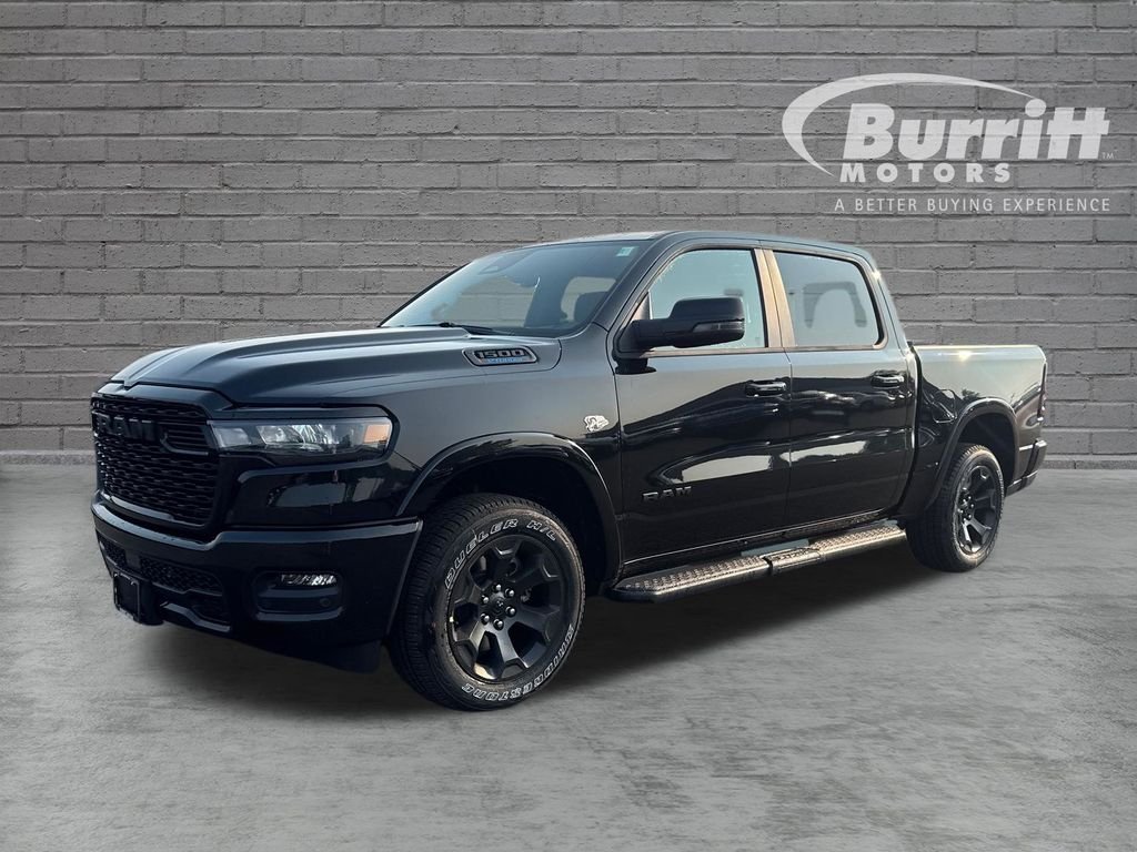 New 2026 Diamond Black Crystal Pearl-Coat Exterior Paint RAM Big Horn/Lone Star image 1