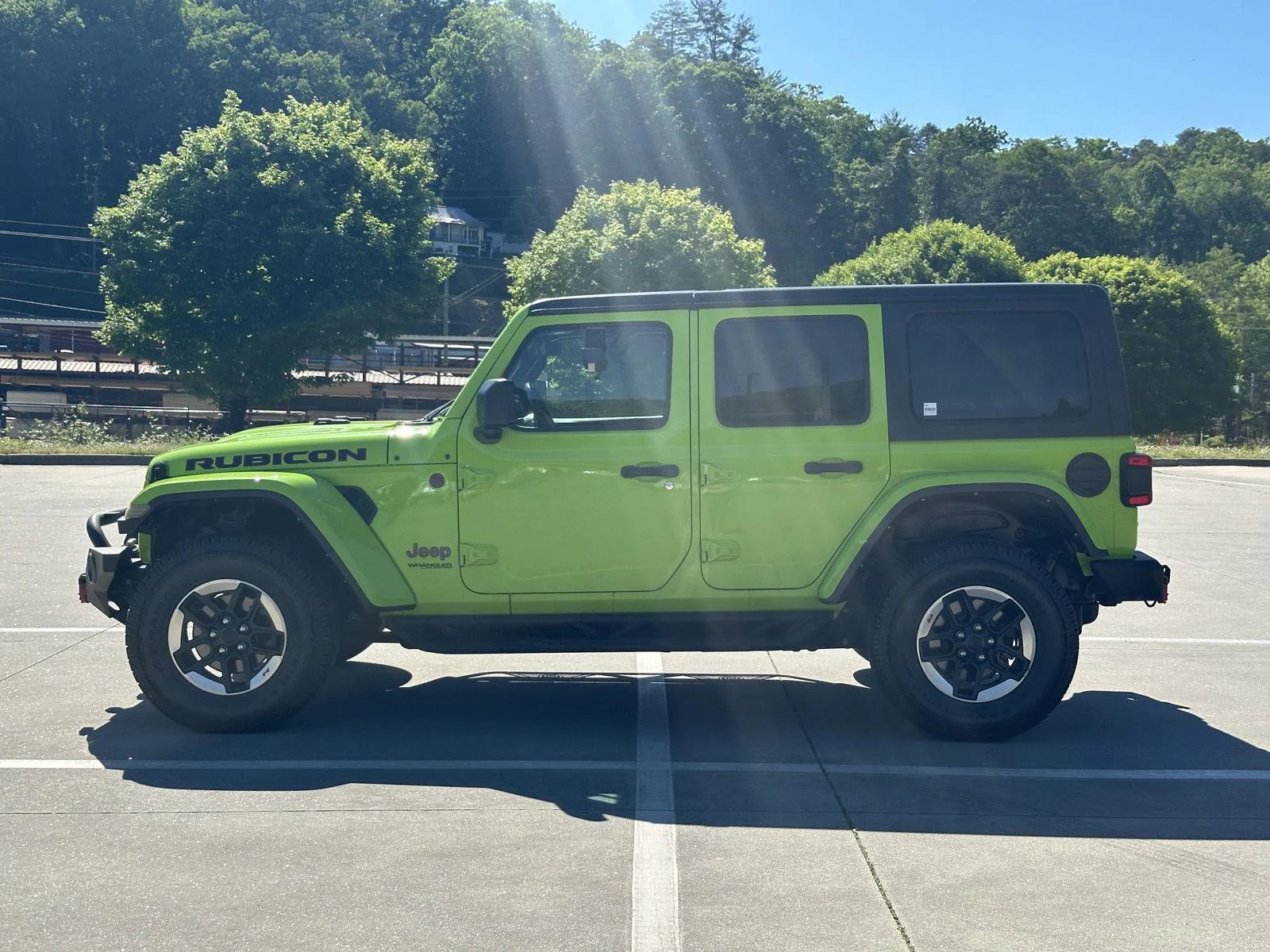 Used 2021 Gecko Clearcoat Jeep Unlimited Rubicon image 4