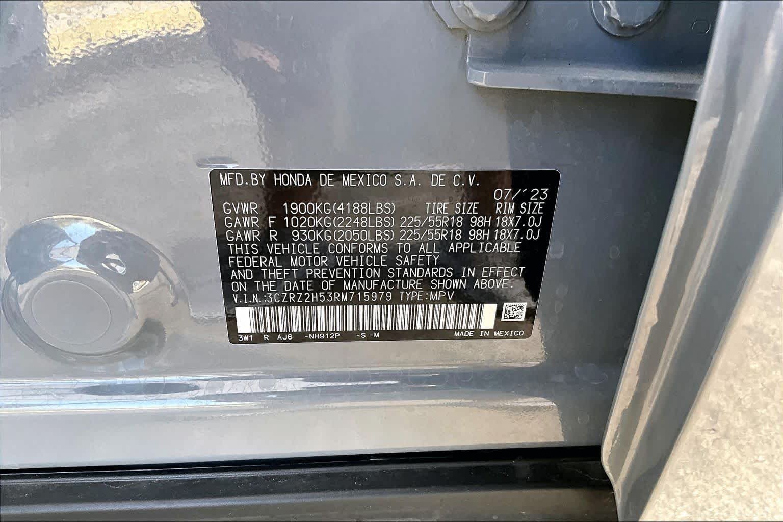 Certified Used 2024 Urban Gray Pearl Honda 5DR AWD SPORT image 35