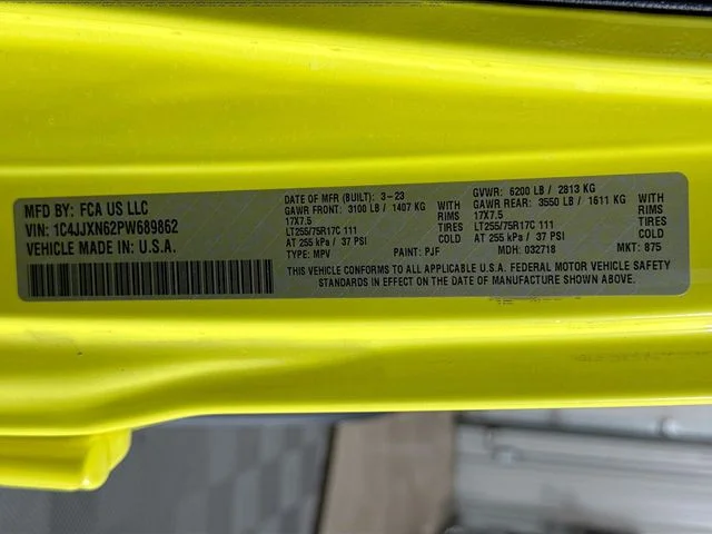 Used 2023 Yellow Jeep Willys 4xe image 29