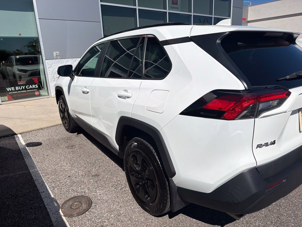 Used 2021 White Toyota LE image 4